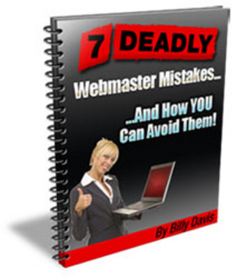 Product picture 7 Deadly Webmaster Mistakes
